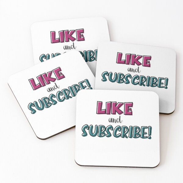 Item preview, Like and Subscribe!  designed and sold by WoollyOrbit2000.