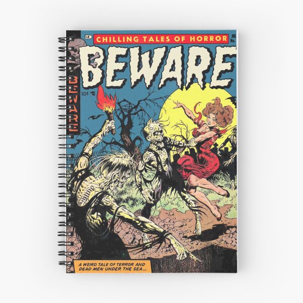 Item preview, Beware the Zombies!  horror comic art designed and sold by Vintage Designs +.