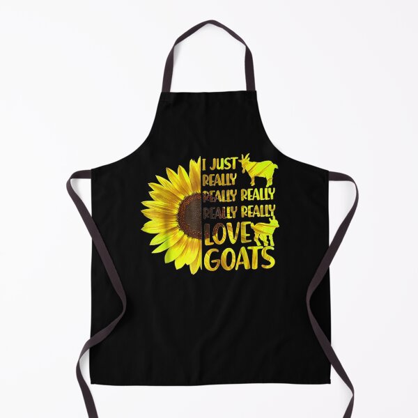 Item preview, Gold Goat Sunflower I Just Really Really Love Goats Gift  designed and sold by mchargue12.