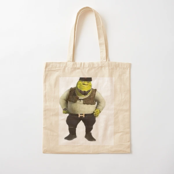 Divertente borsa tote meme Shrek confusa Borsa meme classica -  Italia