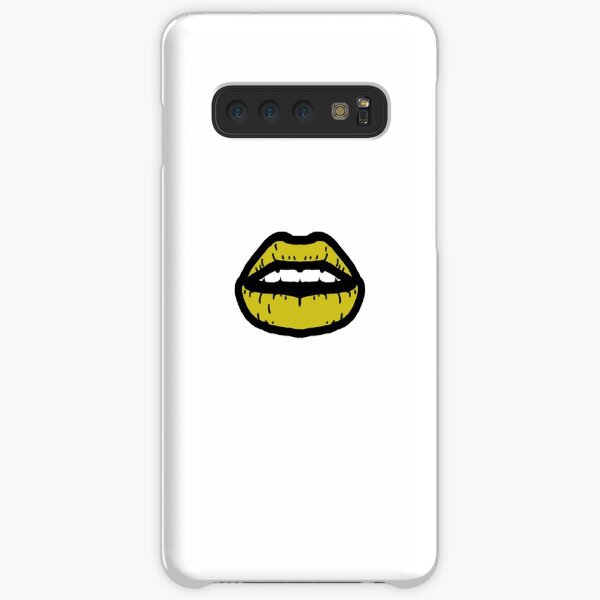 Dark Yellow Lips Samsung Galaxy Snap Case