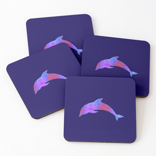 Item preview, Blue Red Galaxy Dolphin designed and sold by FaithAndForest.