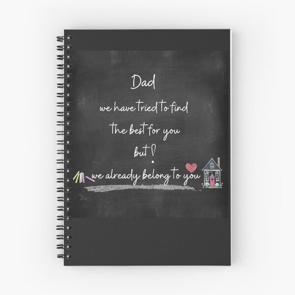 Aperçu de l'œuvre Papa on a essayé de trouver le meilleur pour toi mais on t'appartient déjà créée et vendue par Wayaa.