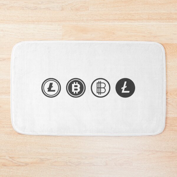 Item preview, Multiple bitcoin and Litecoin designs designed and sold by CryptoBazaar.
