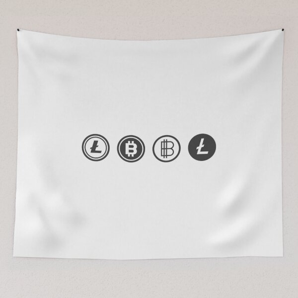Item preview, Multiple bitcoin and Litecoin designs designed and sold by CryptoBazaar.