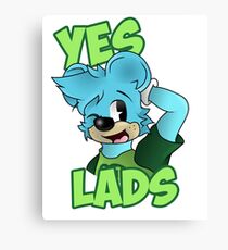 Yes Lads! Canvas Print