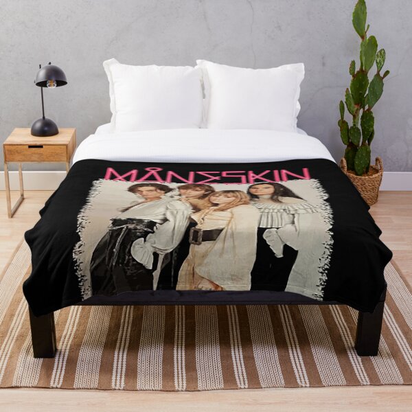 The Official Merchandise of Måneskin - Maneskin Throw Blanket