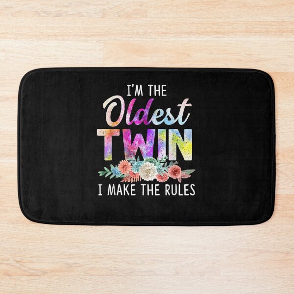 Item preview, Oldest Twin I Make The Rules Funny Matching Sibling Gift  designed and sold by mchargue12.