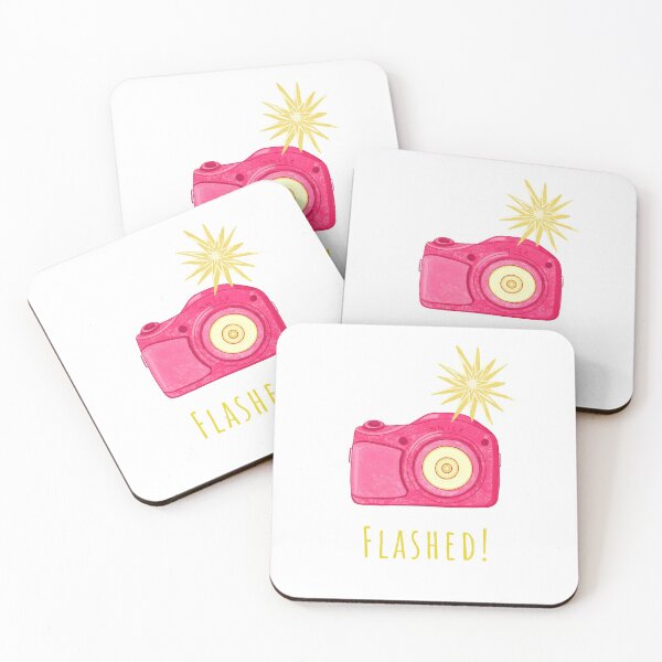 Item preview, Flashed! Quote with camera  illustration designed and sold by Zela.