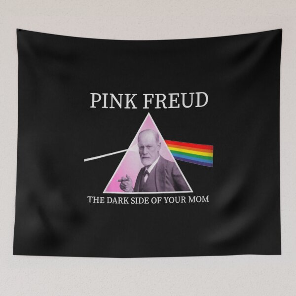 Item preview, Pink Freud Dark Side T-ShirtPsychology Freud Pink Dark Side of the Mom Freudian gifts T-Shirt_by abbie marva_ designed and sold by tutrangjsc.