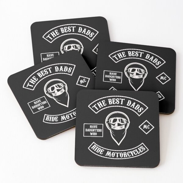 Item preview, The Best Dads Have Daughters Who Ride Motorcycles Black designed and sold by thegreatunfound.