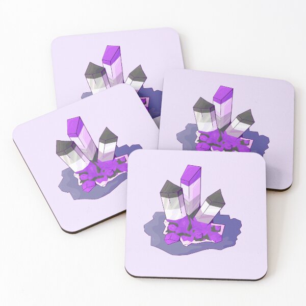 Item preview, Asexual Pride Geode  designed and sold by ForTheFrogWar.
