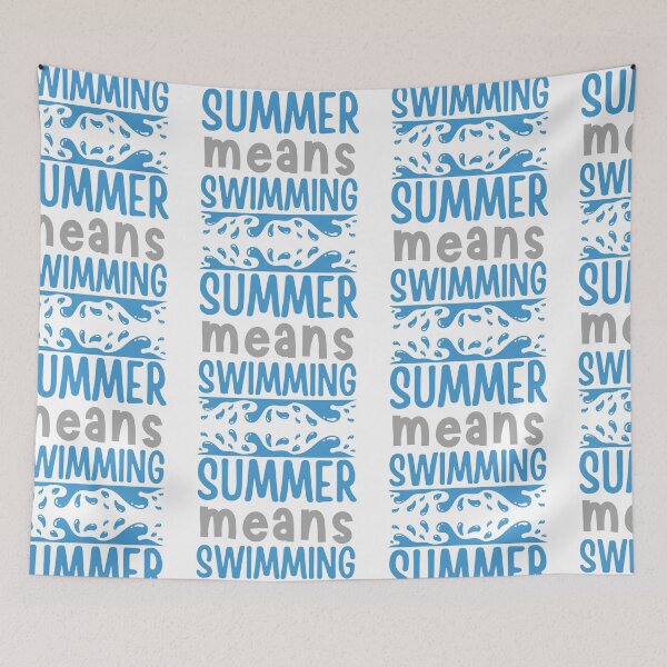 Item preview, Summer Means Swimming designed and sold by SweetAndSpice.
