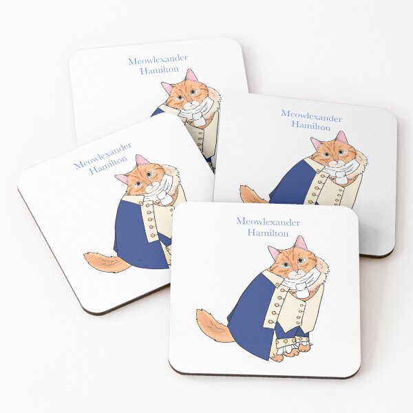 Item preview, Alexander Hamilton gato designed and sold by Nic Rusick.