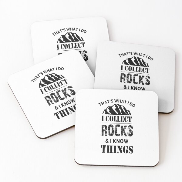 Item preview, geology Funny Geologist Gift , that's what I do I collect rocks and I know things , rocks lover collecting, father's Day Funny Graphic designed and sold by joygift369.