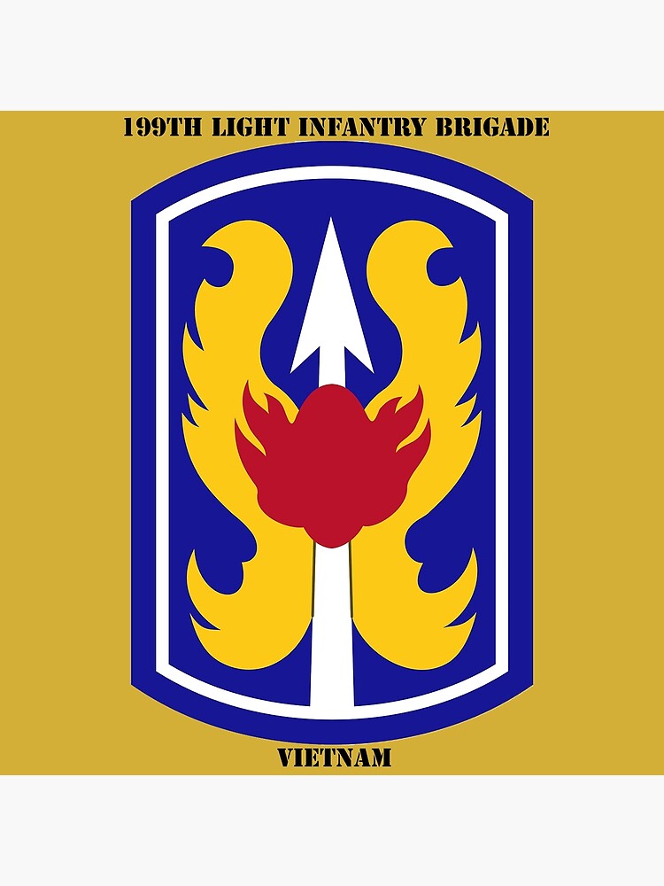 "199TH LIGHT INFANTRY BRIGADE - VIETNAM" Poster for Sale by ...