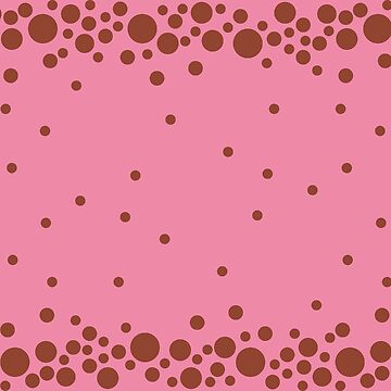 Artwork thumbnail, Mirrored Bouncing Balls Pattern Pink Brick-Red by Dream Big! by E. H.