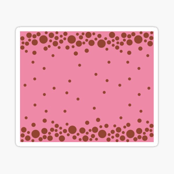 Item preview, Mirrored Bouncing Balls Pattern Pink Brick-Red designed and sold by Dream Big! by E. H..