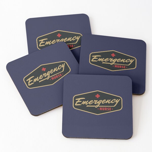 Item preview, Emergency Nurse Badge Logo Design (RN) designed and sold by Douglas Berg.