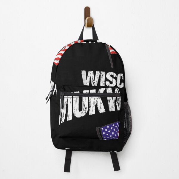 Item preview, Mukwonago Wisconsin Wi Usa Stars Stripes Vintage Style Gift designed and sold by mchargue12.
