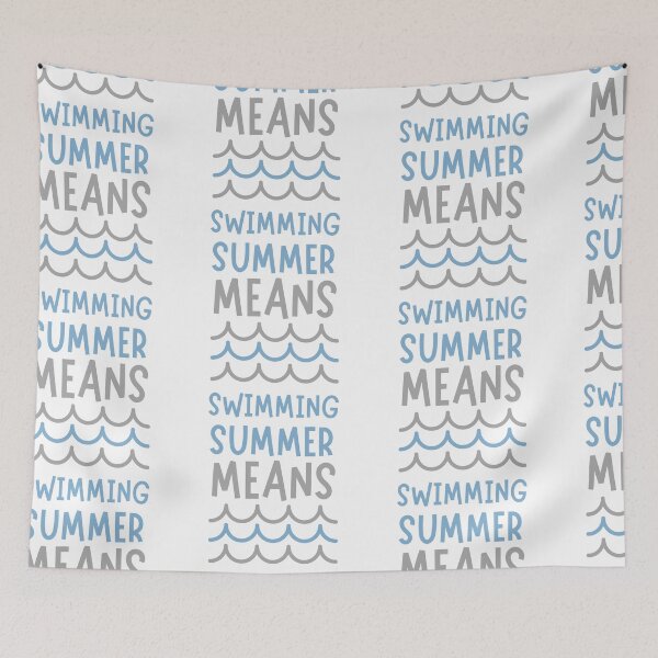 Item preview, Summer Means Swimming designed and sold by SweetAndSpice.