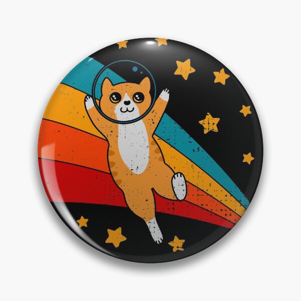 Item preview, Cute Vintage Manx Cat Retro Bobtail Space Cat designed and sold by JokeGysen.