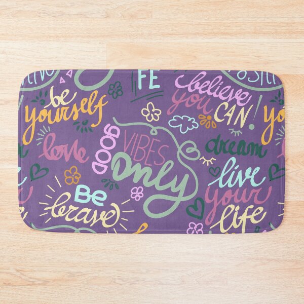 Item preview, Copy of Good Vibes Motivational pattern designed and sold by ErikartStudio.