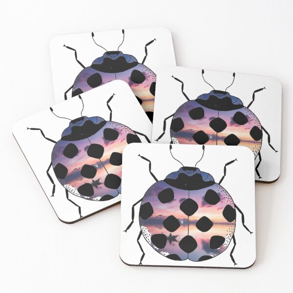 Item preview, Fishing at Sunset Ladybug designed and sold by BuzzySpaceBee.