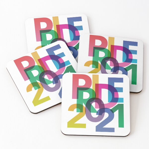 Item preview, Pride 2021 colorful text designed and sold by Pointit.