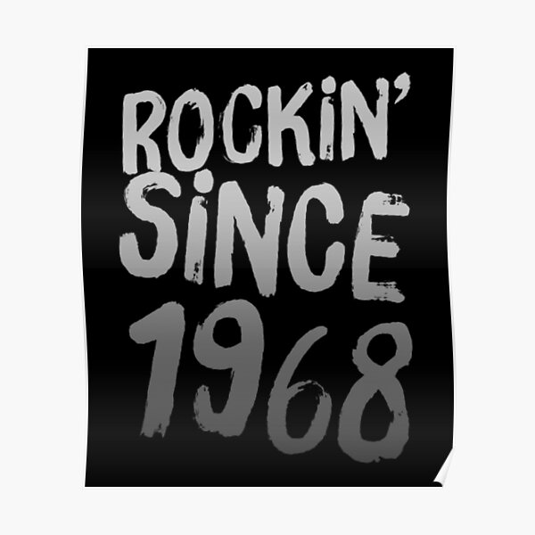 FUNNY PHRASES - ROCKING SINCE 1969 BIRTHDAY OLD 52yrs ROCKER
