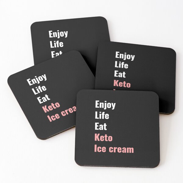 Item preview, Enjoy Life Eat Keto Ice Cream | Pink designed and sold by NoirOwned.