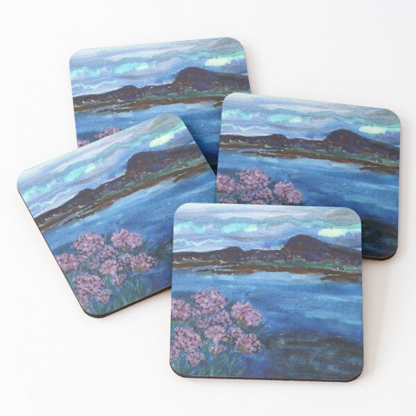 Item preview, Evening Seapinks at Trearddur Bay designed and sold by LymphomaLass.