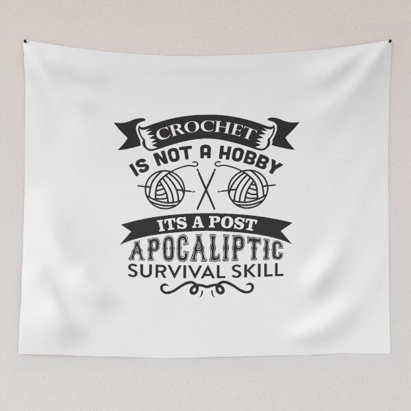 Item preview, Crochet Quote and Saying. Crochet is not a hobby. designed and sold by teemix.