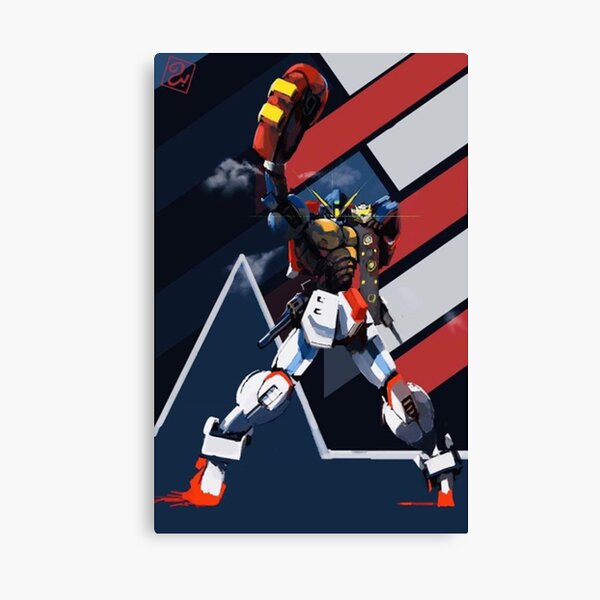 Neo-Amerika Gundam Maxter Leinwanddruck