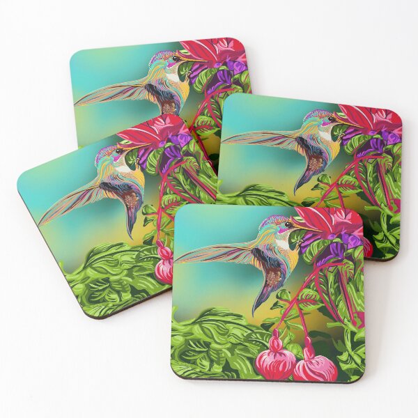 Item preview, Crimson Parfait - hummingbird designed and sold by Linda Sholberg.