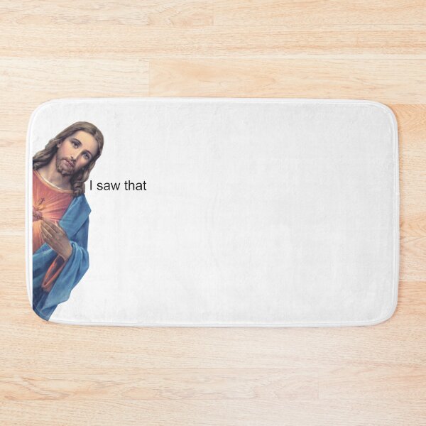 Jesus - I saw that Bath Mat