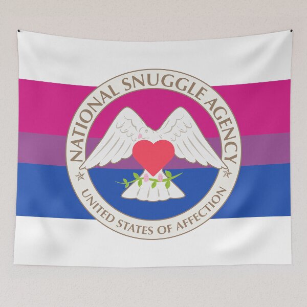 Item preview, National Snuggle Agency Bi Stripe designed and sold by animinimal.
