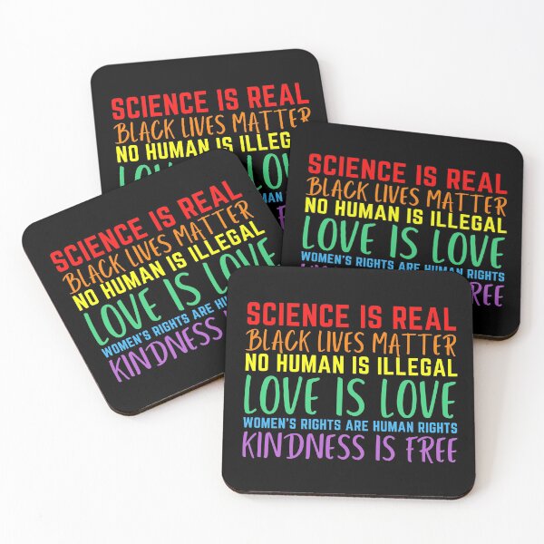 Item preview, Science Is Real Black Lives Matter Equality designed and sold by SunfullyYours.