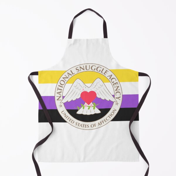 Item preview, National Snuggle Agency Non-binary Stripe designed and sold by animinimal.