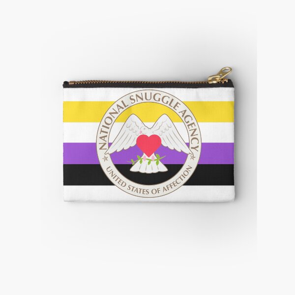 Item preview, National Snuggle Agency Non-binary Stripe designed and sold by animinimal.