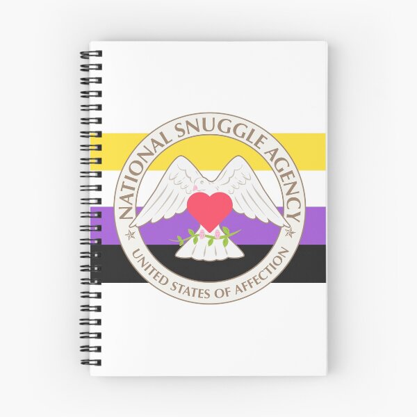 Item preview, National Snuggle Agency Non-binary Stripe designed and sold by animinimal.