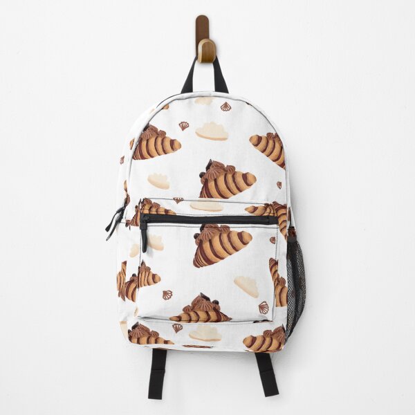 Item preview, Chocolate croissants, chocolate cream toppings, meringue conflakes and chocolate sauce Vector Illustration Style designed and sold by moman-24.