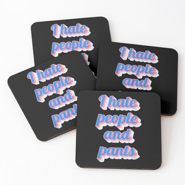 Item preview, Funny Saying Sarcastic Novelty Gifts I Hate People Pants  designed and sold by mchargue12.