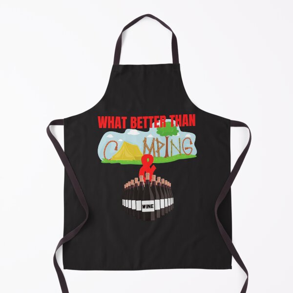 Item preview, CAMPING, AND WINE, GO CAMPING, GLAMPING, WINE ME, designed and sold by R B Chrystal.