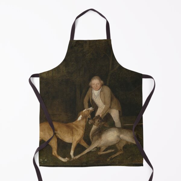Item preview, freeman the earl of clarendons gamekeeper with a doe and hound - george stubbs designed and sold by Vintage Designs +.