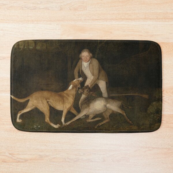 Item preview,  freeman the earl of clarendons gamekeeper with a doe and hound - george stubbs designed and sold by Vintage Designs +.