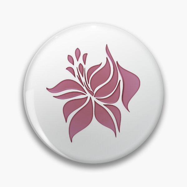 Artikelvorschau, Einfaches rosa Rosemaling-Muster entworfen und verkauft von Zareen Sayyed.