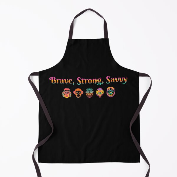 Item preview, Brave, Strong, Savvy - Rainbow, Happy Monkeys, Teamwork designed and sold by SavvySapien.