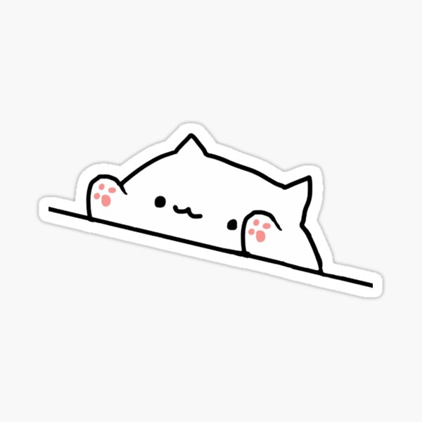 Bongo Cat Stickers Redbubble - bongo cat roblox bag t shirt png