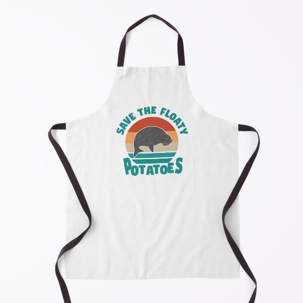 Item preview, Save The Floaty Potatoes Funny Manatee designed and sold by Mriganka Gogoi.